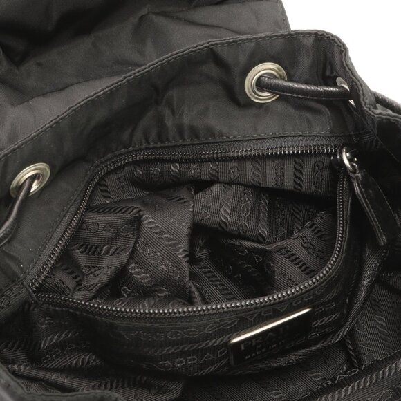 Prada Small Tessuto Backpack Bag with Chain B4821 - Picture 11 of 16